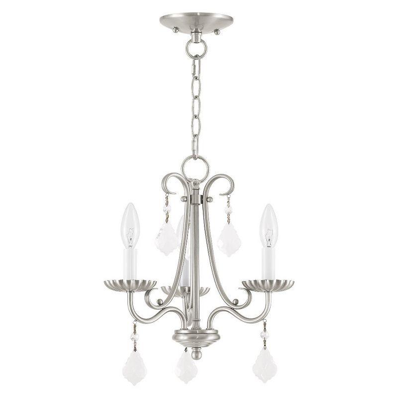 Livex Lighting Callisto 3 - Light Chandelier in  Brushed Nickel