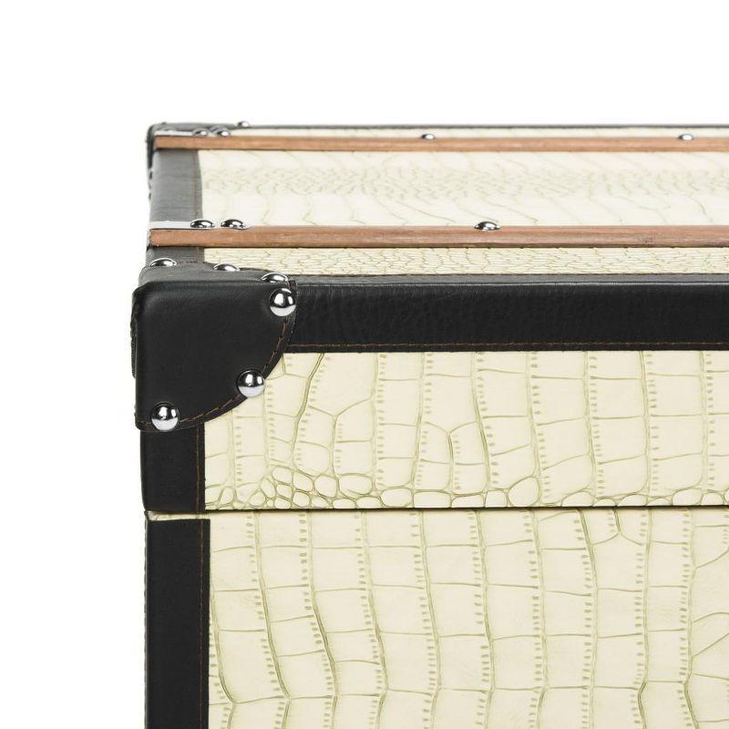 Zoe Trunk/Coffee Table - Cream - Safavieh