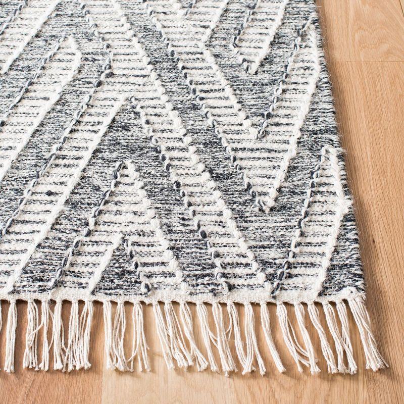 Union Rustic Reliford Kilim Hand Loomed Wool Geometric Rug
