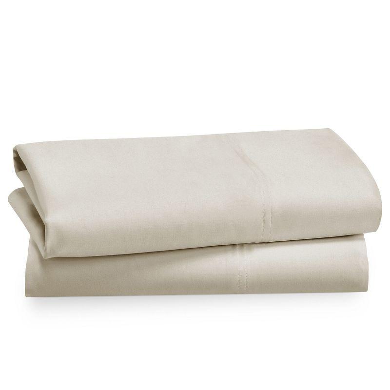 Ivory Cotton Sateen Standard/Queen Pillowcases Set