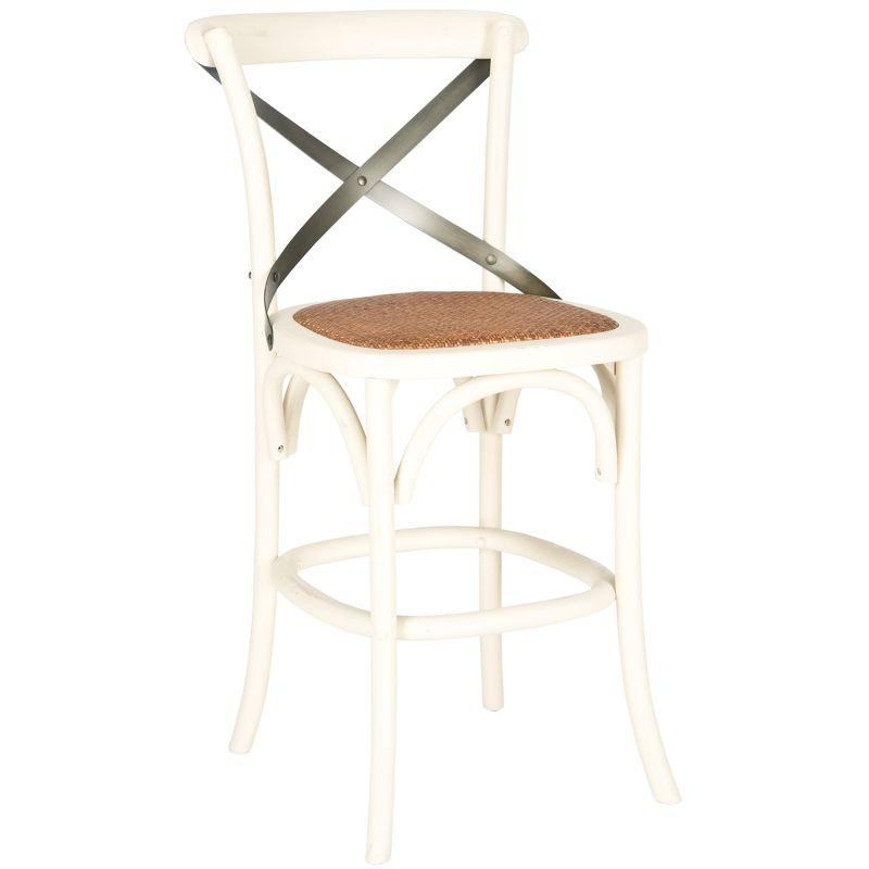 Eleanrore X Back Counter Stool  - Safavieh