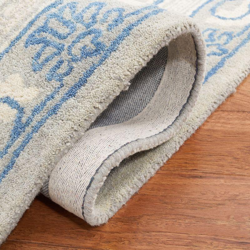 Antiquity AT860 Hand Tufted Indoor Area Rug - Grey/Ivory - 4'x6' - Safavieh