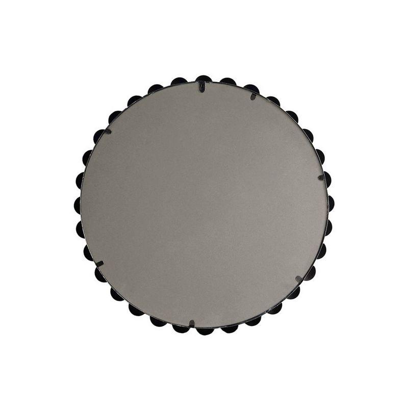 Marlowe Beaded Round Metal Wall Mirror