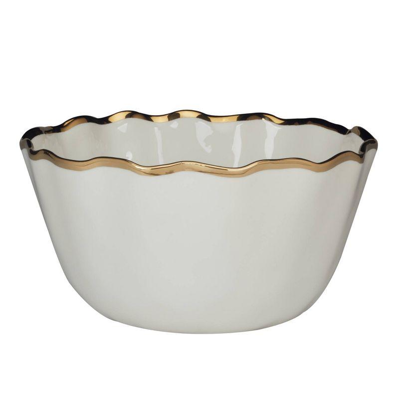 Certified International Regency Gold Deep Bowl 10.5in x 5.5in | Wayfair