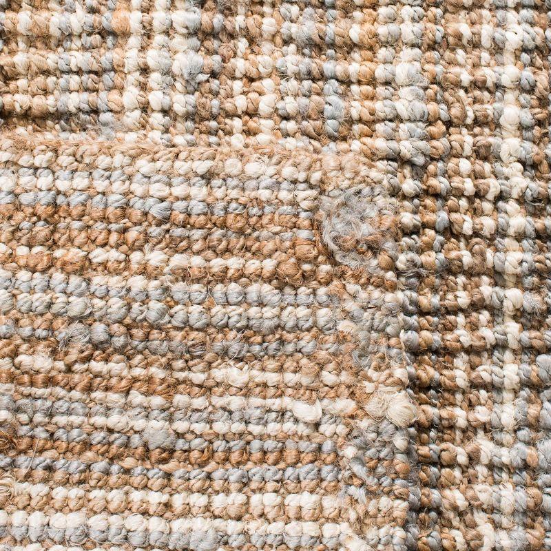 Natural Fiber NF447 Hand Woven Indoor Area Rug - Grey/Natural - 8'x8' - Safavieh