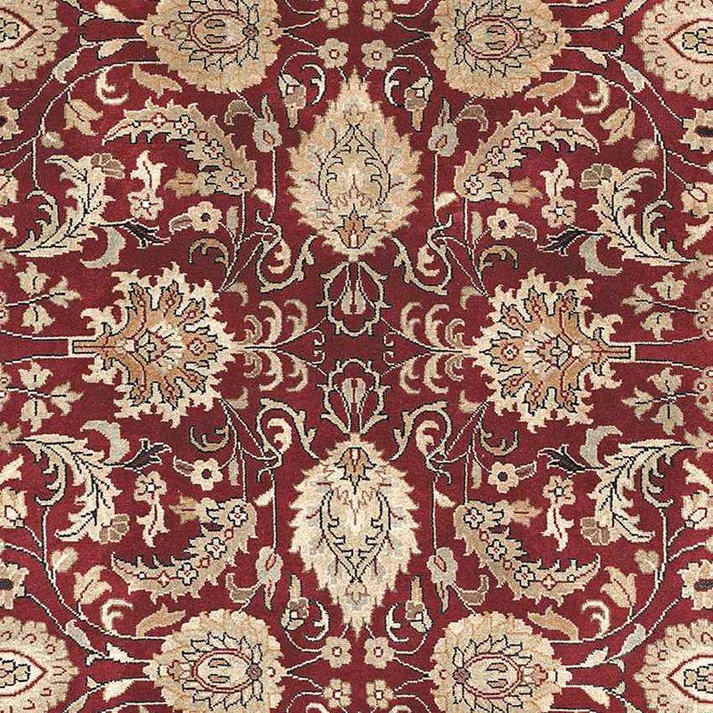 Mark & Day Walthourville 5'6"x8'6" Rectangle Knotted Indoor Area Rugs Red/Tan