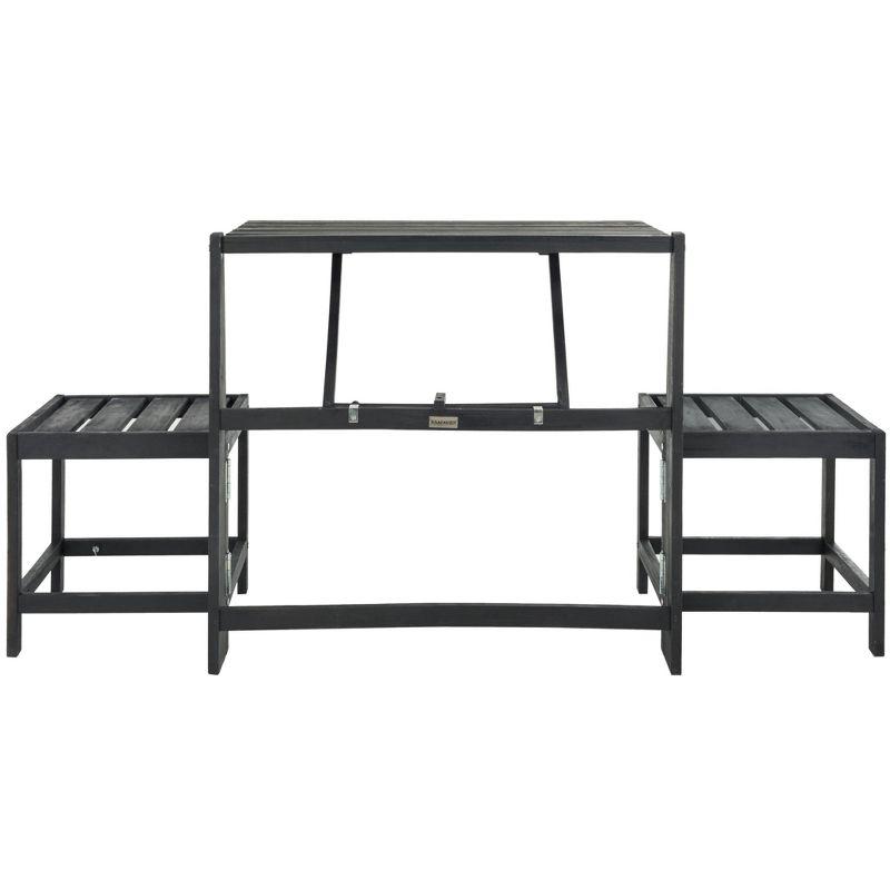 Belamy Transformer Bench - Outdoor - PAT6752 - Dark Slate Gray - Safavieh