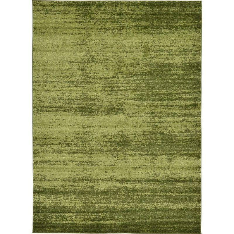 Unique Loom Del Mar Collection Area Rug - Lucille (7' 1" x 10' Rectangle Green/Hunter Green)