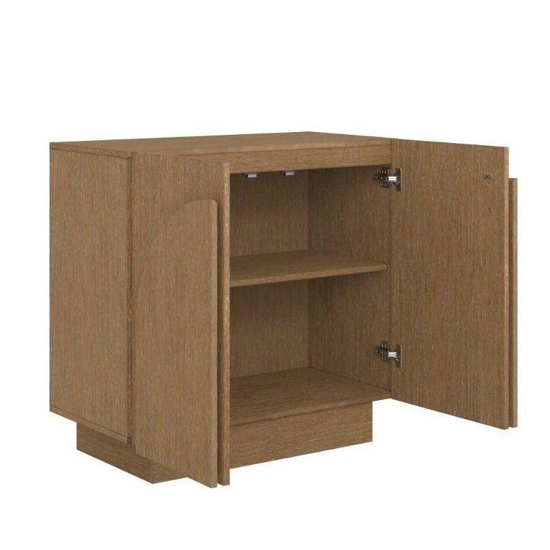 Iris Solid Wood TV Stand 2 - Door Accent Cabinet (3-Piece Set)