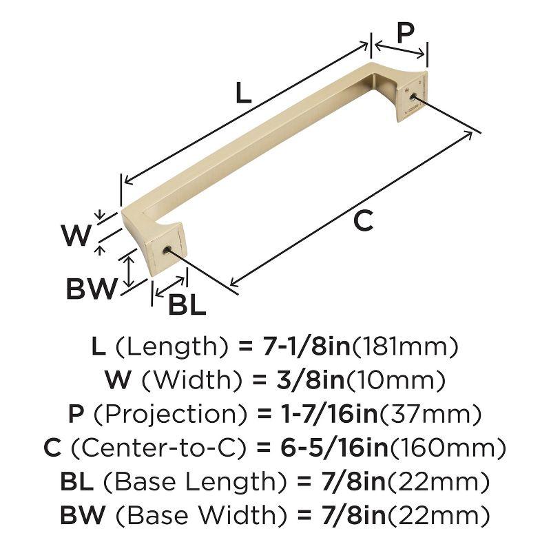 Mulholland 6 5/16" Center to Center Bar Pull