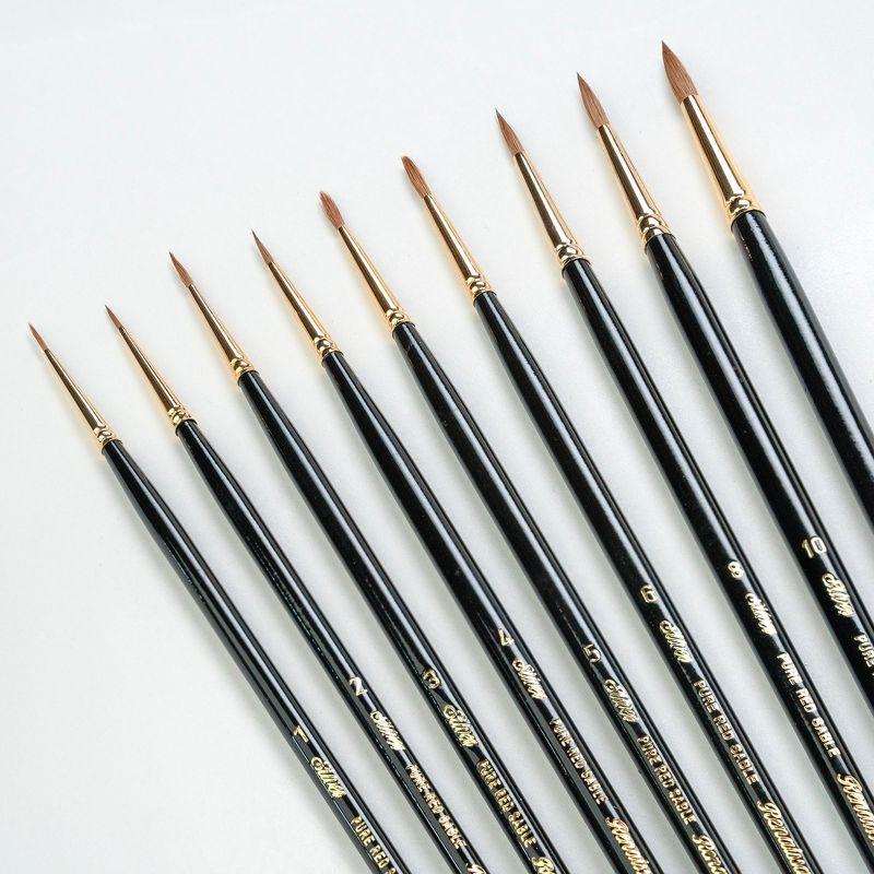 Silver Brush Renaissance Rounds, 9 Brushes