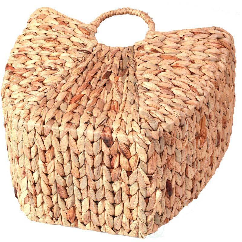 Vintiquewise Large Wicker Laundry Basket with Round Handles