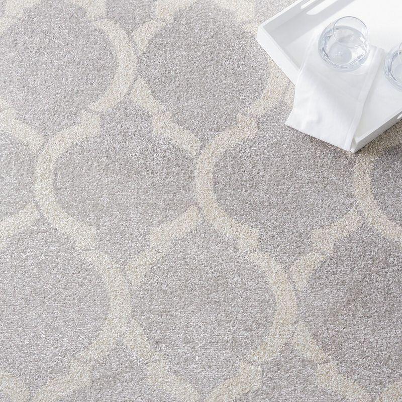 Amherst AMT415 Power Loomed Indoor Area Rug - Light Grey/Ivory - 8'x10' - Safavieh