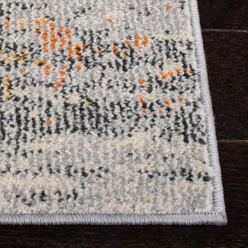 Madison MAD440 Power Loomed Indoor Area Rug - Grey/Gold - 9'x9' - Safavieh