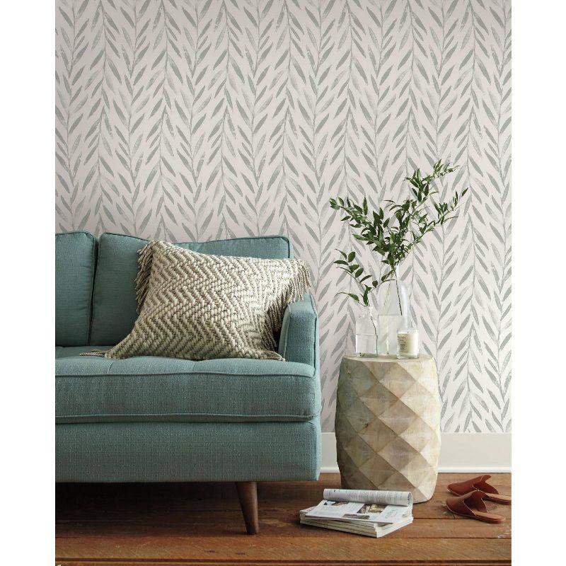 RoomMates Willow Magnolia Home Wallpaper Gray