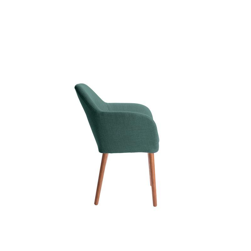 Elle Decor Adore Decor Roux Mid-Century Accent Chair for Home Office or Living Room