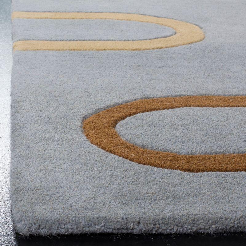 Soho SOH801 Hand Tufted Indoor Area Rug - Blue/Multi - 6'x6' - Safavieh