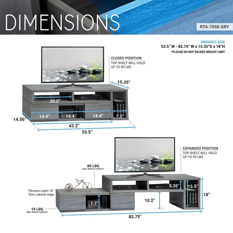 Ophelia & Co. Adjustable TV Stand Console for TV's Up to 65"