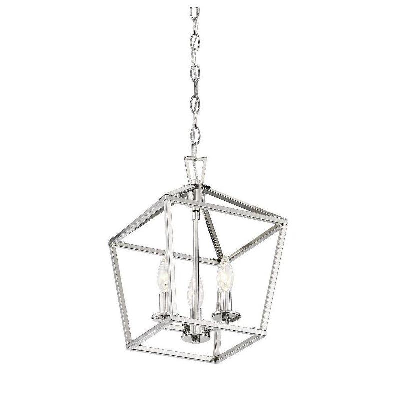 Savoy House Townsend 3 - Light Chandelier in  Polished Nickel