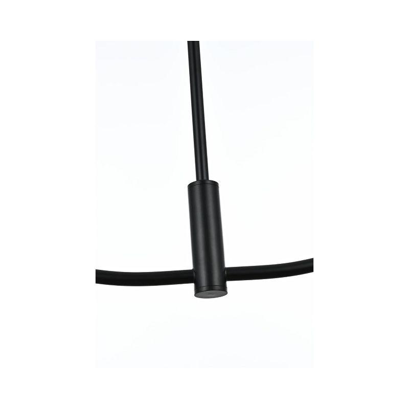 Elegant Lighting Nyomi 36-Inch Brass Chandelier with Opal-Inspired Touch