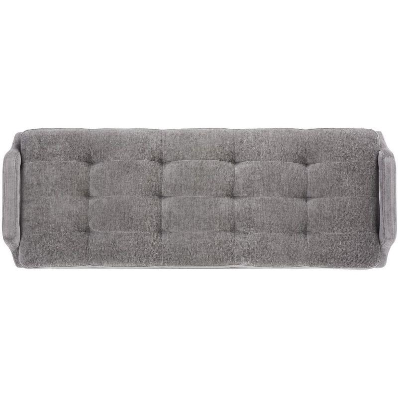 Everdeen Bench  - Charcoal/Gold - Safavieh