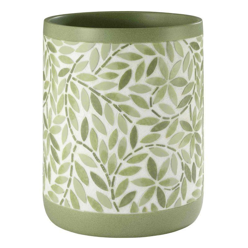 Avanti Linens Stratford Green Wastebasket