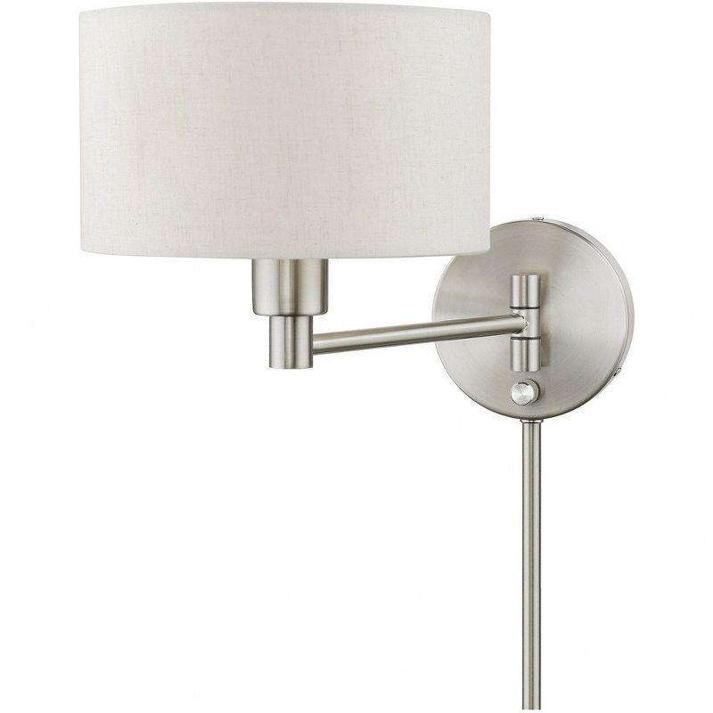 Livex Lighting 1 - Light Wall Light in  Brushed Nickel