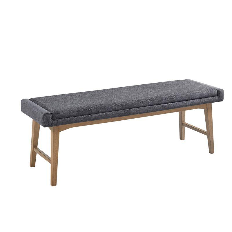 April Modern Upholstered Wood Frame Accent Bench