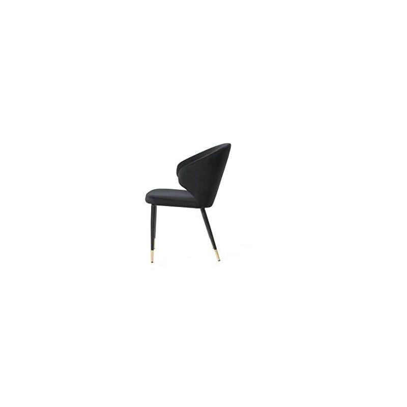 Velvet Upholstered Side Chair