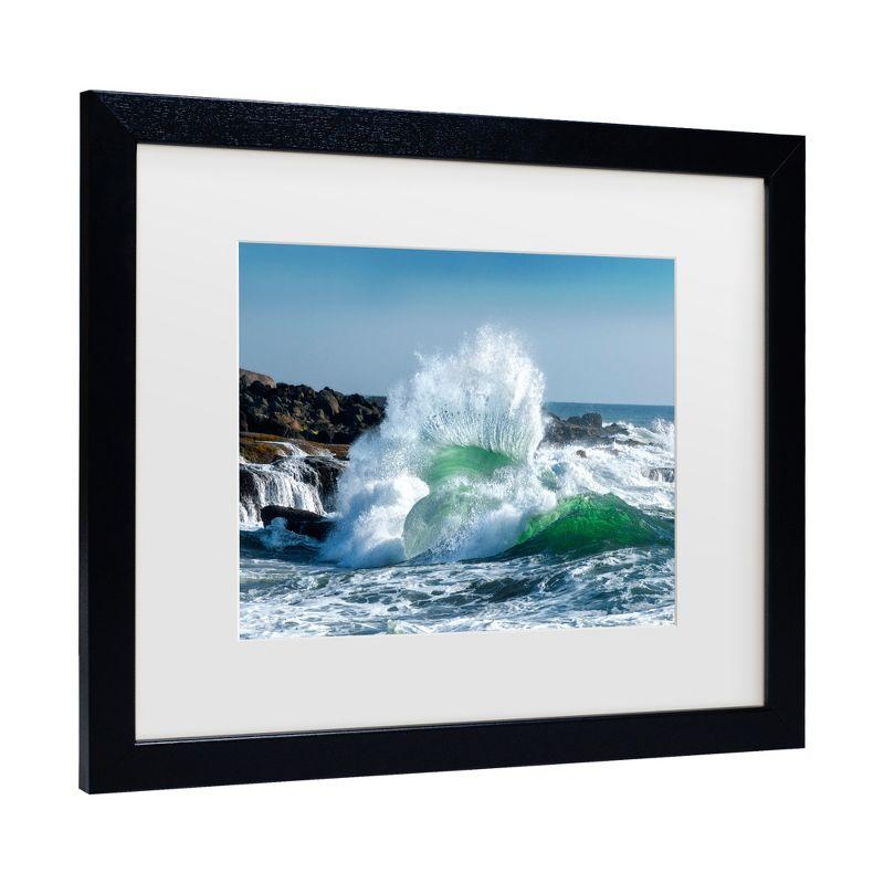 Trademark Fine Art - David Rothstein Seascape 3 Matted Framed Art