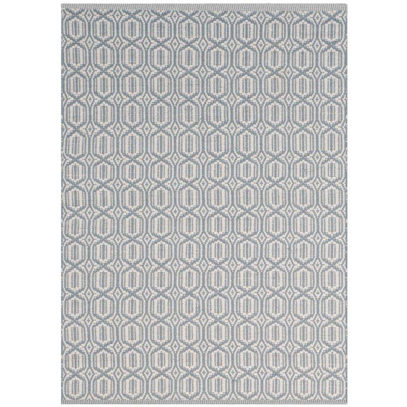Montauk MTK333 Hand Woven Indoor Accent Rug - Ivory/Blue - 3'x5' - Safavieh.