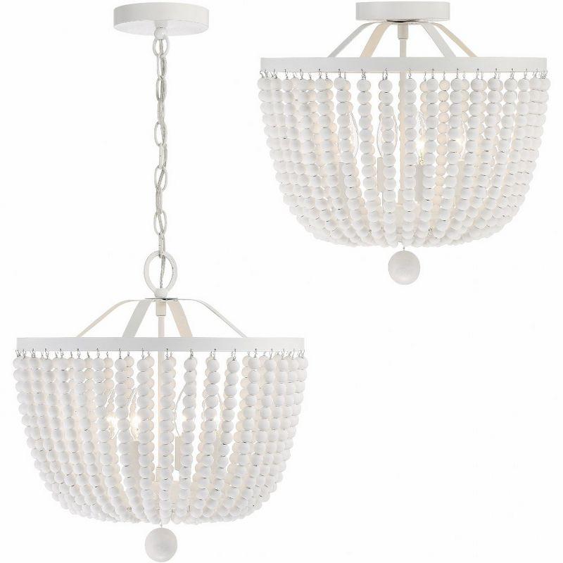 Crystorama Lighting Rylee 4 - Light Pendant in  Matte White