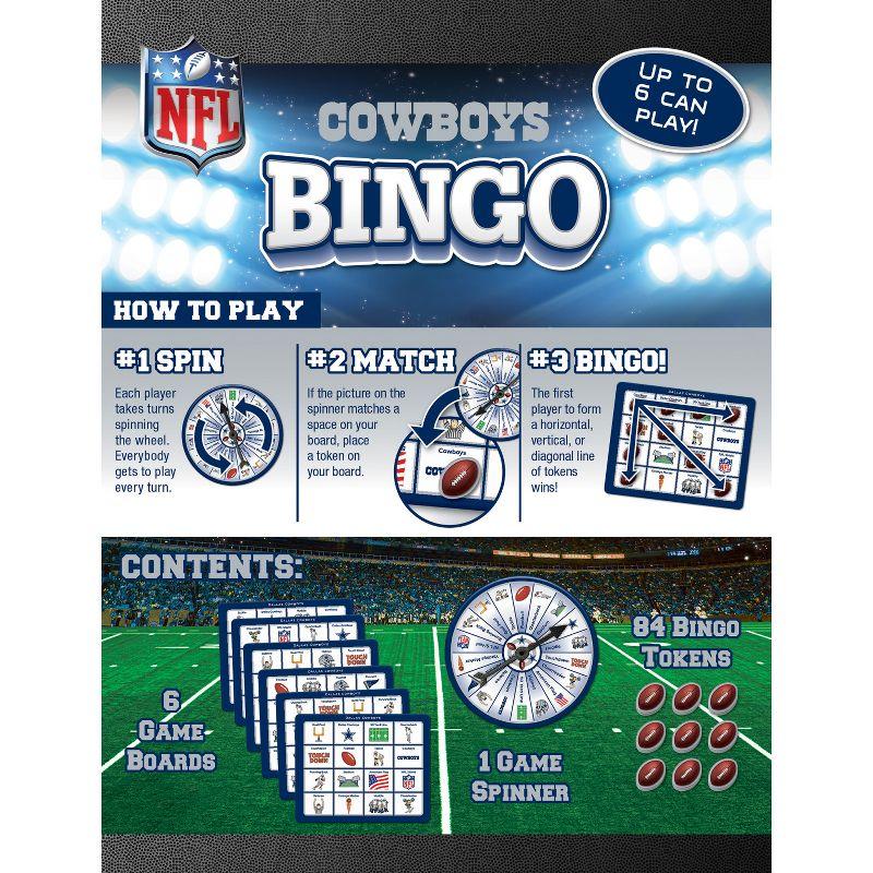 MasterPieces Officially Licensed NFL Dallas Cowboys Bingo Game