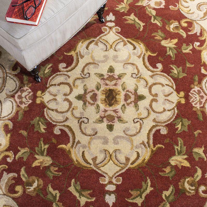 Classic CL234 Hand Tufted Accent Rug - Rust/Green - 2'x3' - Safavieh.