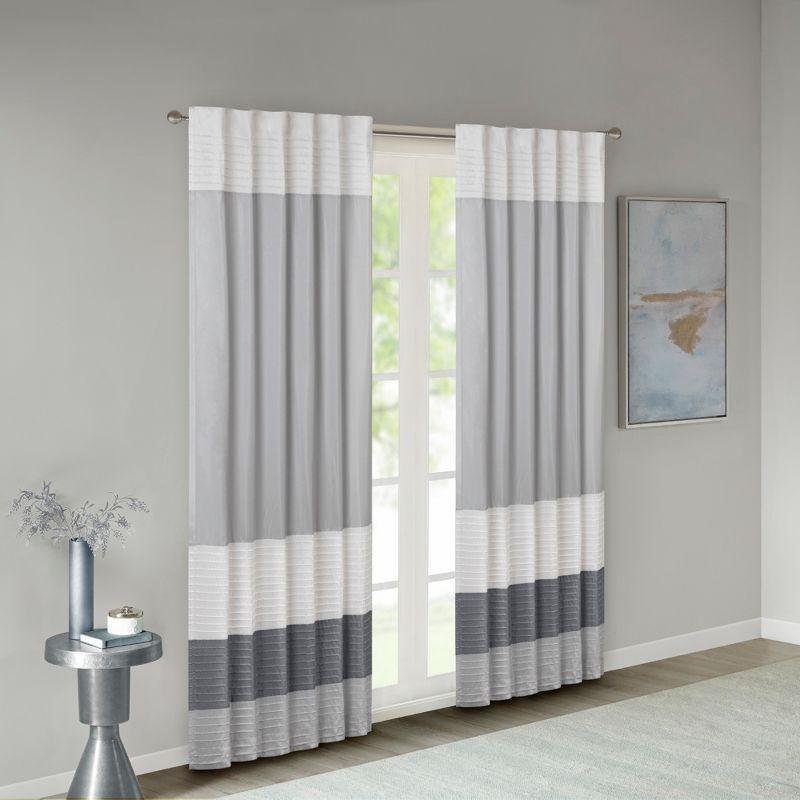 Amherst Polyoni Pintuck Curtain Panel