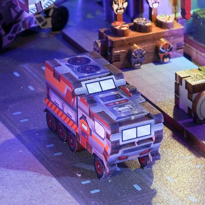 DIY 3D Book Nook Kit: Cyber City 284pcs