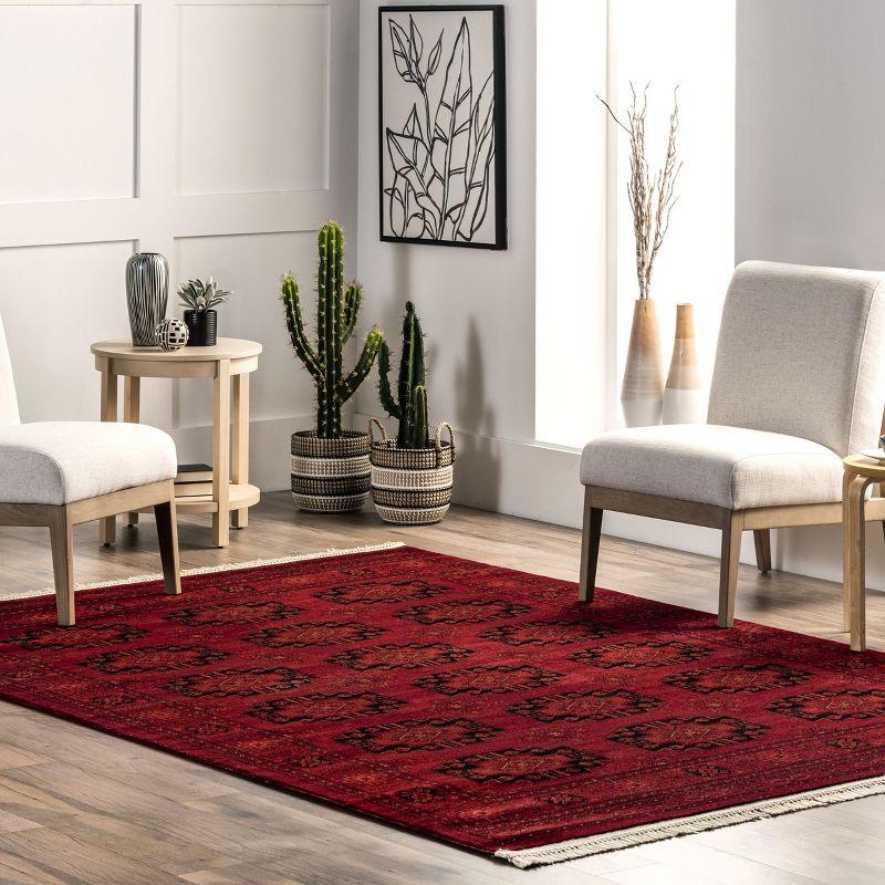 NULOOM Diandra Traditional Motif Indoor Area Rug