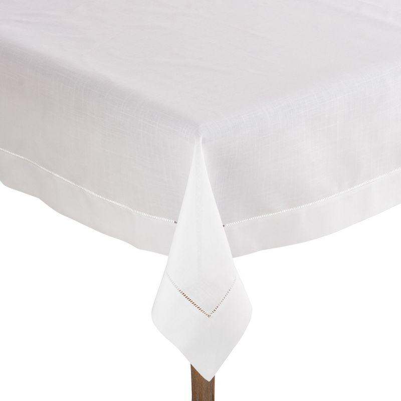 Saro Lifestyle Classic Hemstitch Border Tablecloth