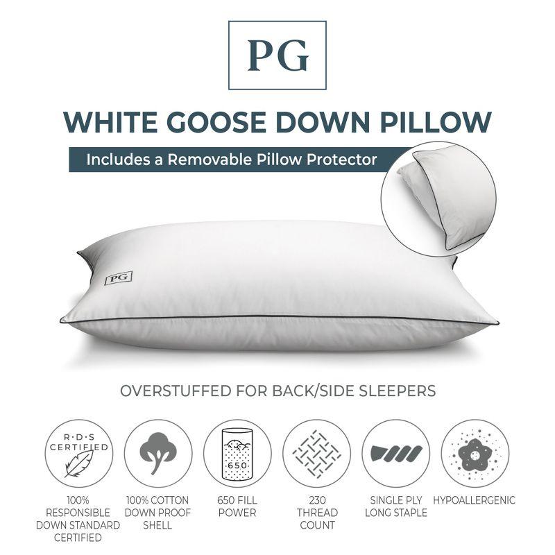 White Goose Down Pillow