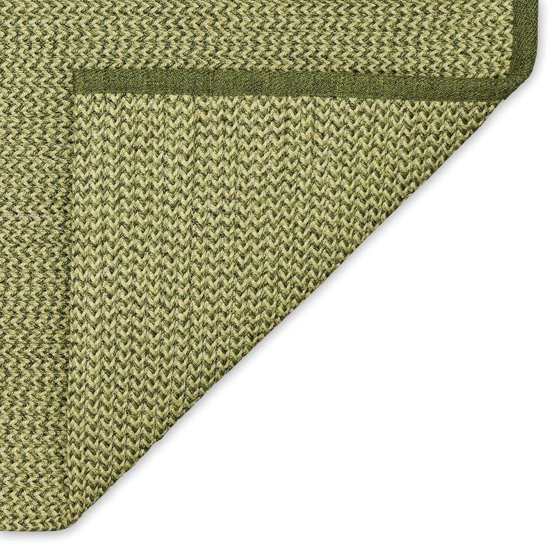 Liora Manne Calais Solid Indoor/Outdoor Rug Green 3'6" x 5'6"