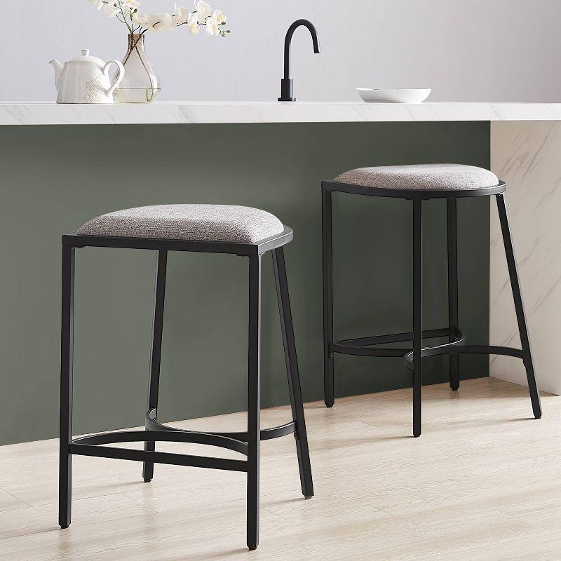 Set of 2 Ellery Counter Height Barstools - Crosley