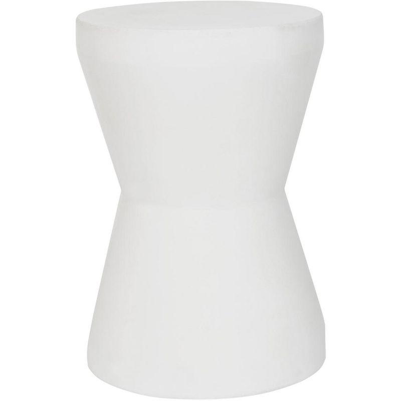 Torre Accent Stool - Indoor/Outdoor - VNN1001 - White - Safavieh