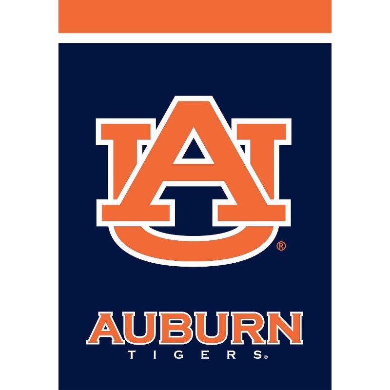 Auburn Tigers Navy and Orange Polyester Garden Flag