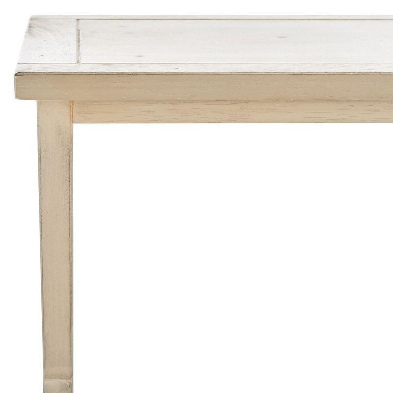 Maryann Tray Tables - White Birch - Safavieh.