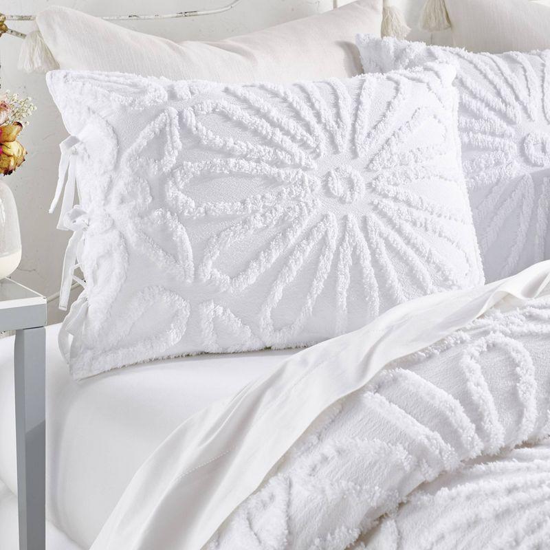 White King Cotton Chenille Tufted Comforter Set