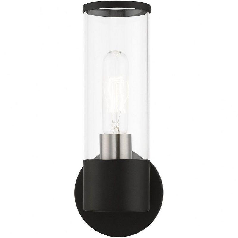 Livex Lighting Banca 1 - Light Sconce in  Black/Brushed Nickel