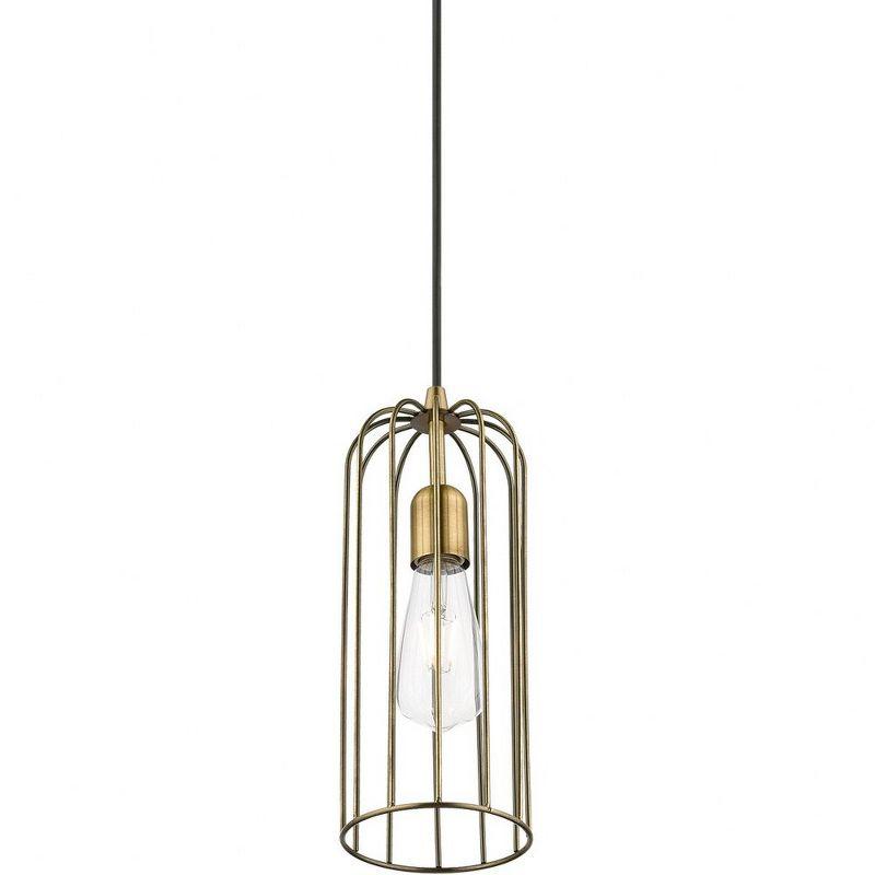 Livex Lighting Glenbrook 1 - Light Pendant in  Antique Brass