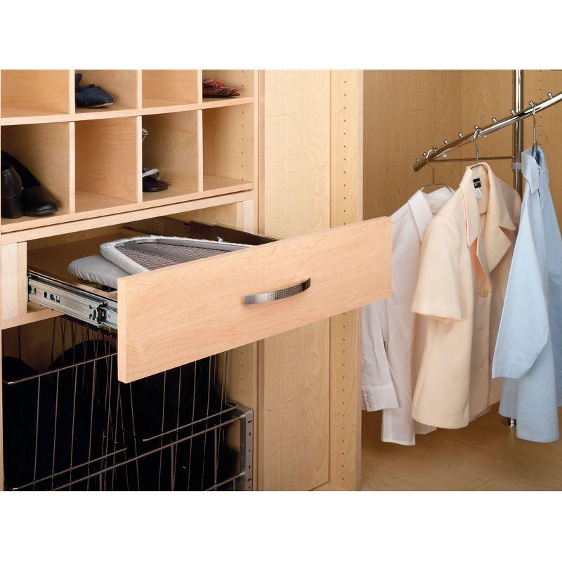 Rev-A-Shelf Pull Out Foldaway Ironing Board for Vanity Cabinet Drawer