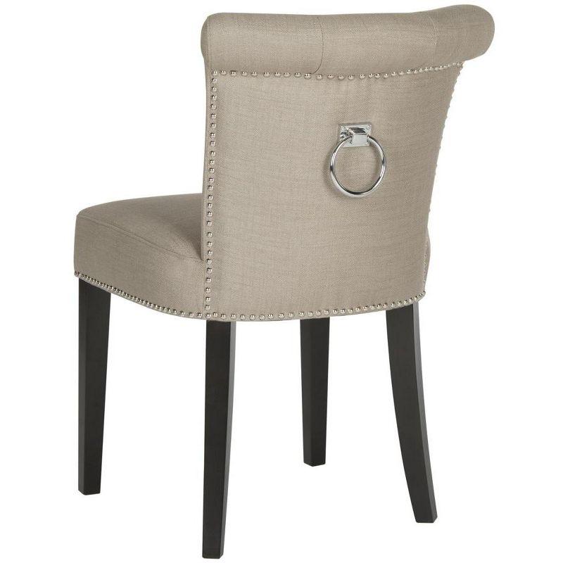 Sinclair 21''H Ring Chair (Set of 2) with Silver Nail Heads  - Safavieh