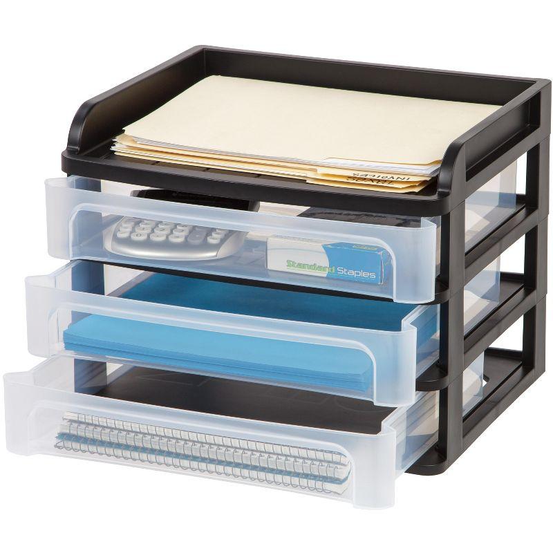 IRIS USA, Inc. Plastic Stackable Desk Organizer